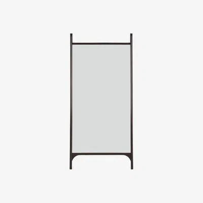 Nordic Nest Ethnicraft PI floor mirror 80x200 cm Dark brown stained mahogany