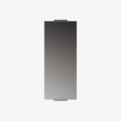 Nordic Nest Nichba Nichba wall mirror Brushed stainless steel 145x60 cm
