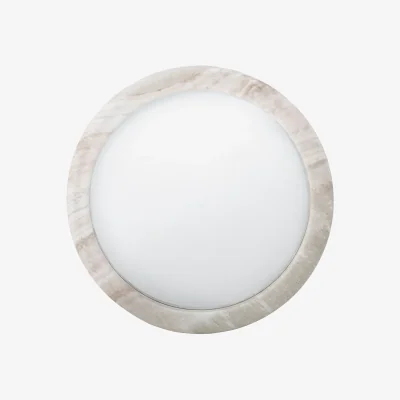 Nordic Nest Bloomingville Vaka wall mirror Nature Ø50 cm