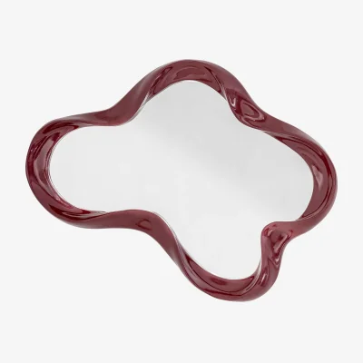 Nordic Nest Bloomingville Violeta wall mirror 47x61.5 cm Red