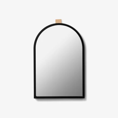 Nordic Nest A2 Echo wall mirror Black 43x63 cm