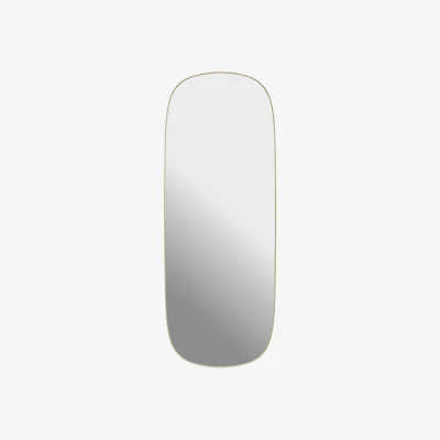 Nordic Nest Muuto Framed mirror Light yellow-clear 118x44.5 cm