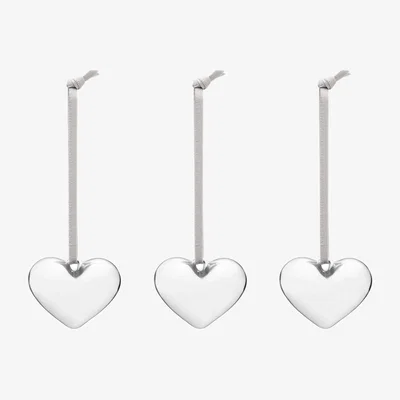Nordic Nest Iittala Iittala glass heart Mirror 5 cm 3-pack