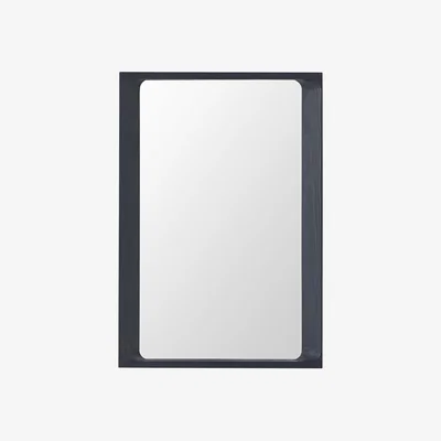 Nordic Nest Muuto Arced mirror 80x55 cm Midnight blue