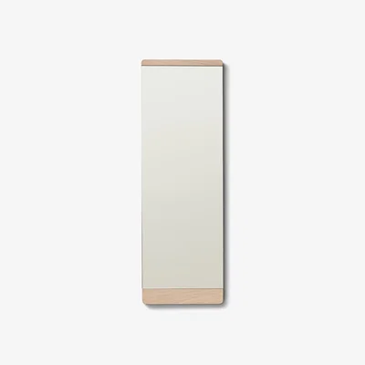 Nordic Nest Form & Refine Rim wall mirror 35x110 cm White oak