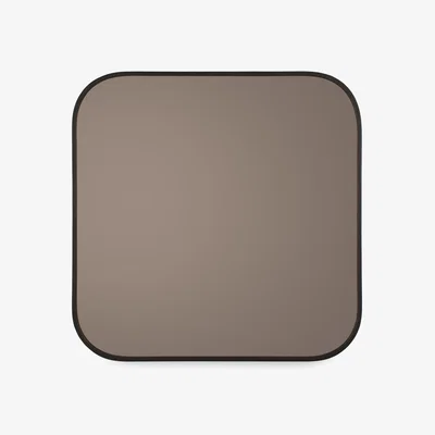 Nordic Nest Ethnicraft Camber wall mirror 60x60 cm Bronze-wooden frame