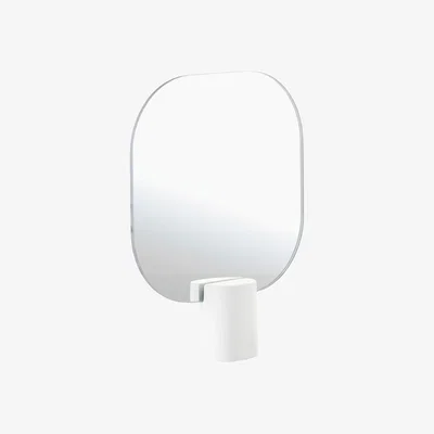 Nordic Nest Zone Denmark Time table mirror 26.5 cm White