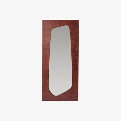 Nordic Nest Ferm Living Folia mirror Dark stained burl 135 cm