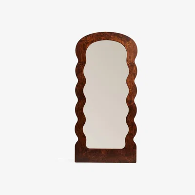 OKA OKA, Morena Mirror - Warm Burl, Mirrors, Burl Wood
