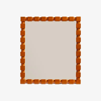 OKA OKA, Huxley Mirror - Dirty Orange, Mirrors, Glass/Metal/Wood