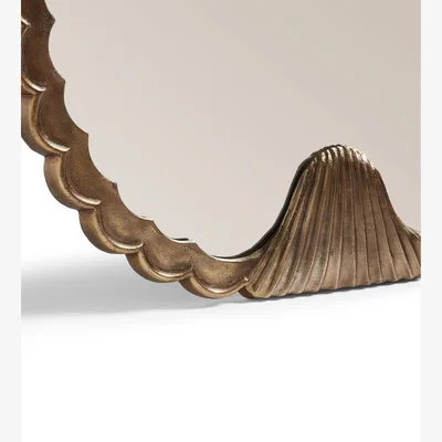 OKA OKA, Morni Mirror - Antique Brass, Wall Mirror