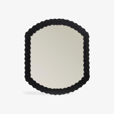 OKA OKA, Talasa Mirror - Rubbed Black, Mirrors, Glass/Metal/Wood