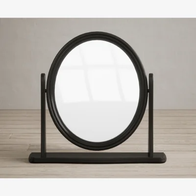 Oak&More Chateau Noir Black Painted Dressing Table Mirror