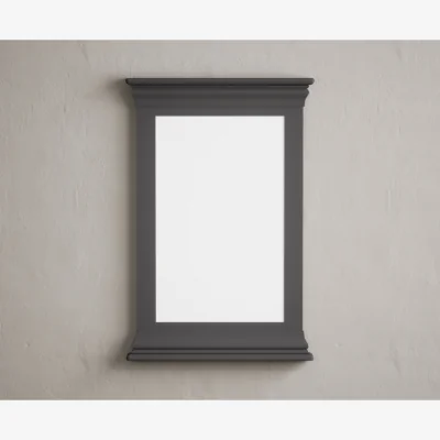 Oak&More Charwood Charcoal Painted Large Mirror