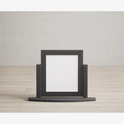 Oak&More Charwood Charcoal Painted Dressing Table Mirror