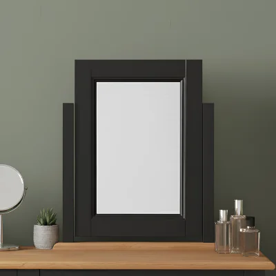 Oak&More Charlton Oak and Black Painted Dressing Table Mirror
