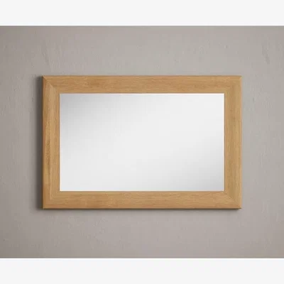 Oak&More Natural Solid Oak 90cm Mirror