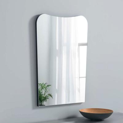 Olivia's Olivia's Irregular Wall Mirror in Black - 79x56cm