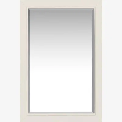 Downtown Rouen White Wall Mirror