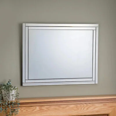 Downtown Julian Bowen Deco Frameless Wall Mirror