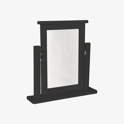 Downtown Cannes Dressing Table Swing Mirror - Painted Charcoal