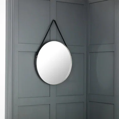Downtown Julian Bowen Opera Round Mirror - Pewter