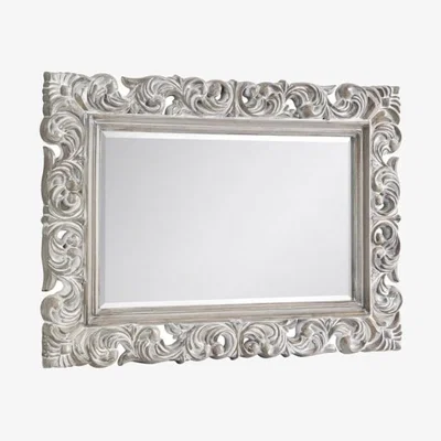 Downtown Julian Bowen Baroque Distressed Wall Mirror