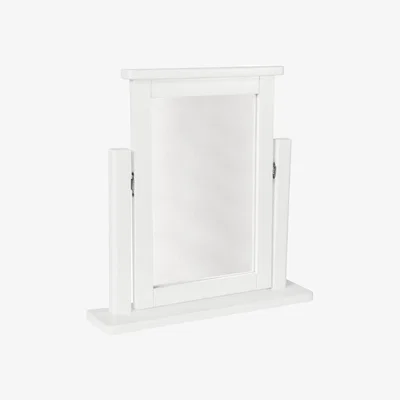 Downtown Cannes Dressing Table Swing Mirror - Painted White