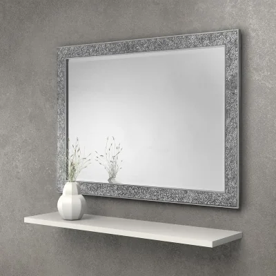 Downtown Julian Bowen Staccato Fragment Wall Mirror In Glass