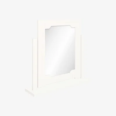 Downtown Rouen White Swivel Dressing Table Mirror