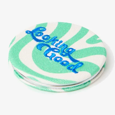 Oliver Bonas Looking Good Swirl Compact Travel Mirror