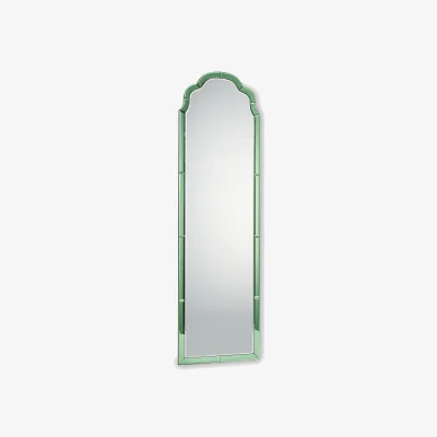 Oliver Bonas Aurora Green Curve Full Length Mirror