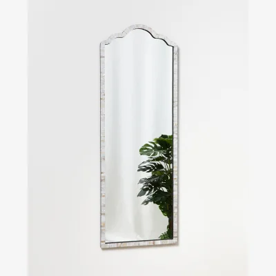 Oliver Bonas Mila Mother of Pearl Full Length Mirror