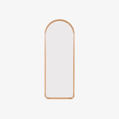 Perch and Parrow Visby Arch Leaner Mirror in Natural