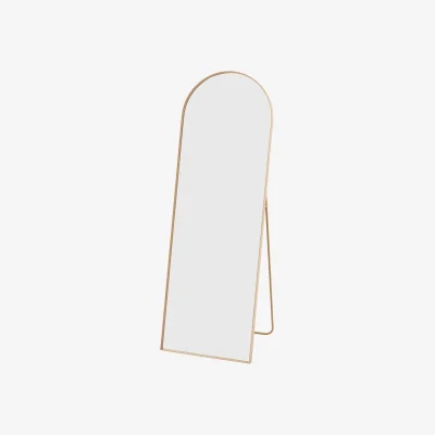 Perch and Parrow Glimpse Cheval Mirror in Oak