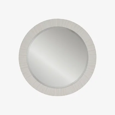 Perch and Parrow Stellan Mirror in Off White
