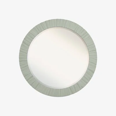 Perch and Parrow Stellan Mirror in Soft Green
