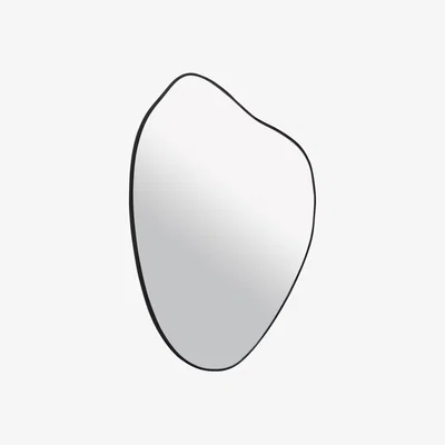 Pagazzi Bani Large Black Blob Mirror