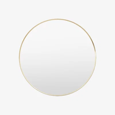 Pagazzi Holworth Round Gold Mirror 80cm