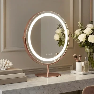 Pagazzi Celeste LED Vanity Mirror Rose Gold