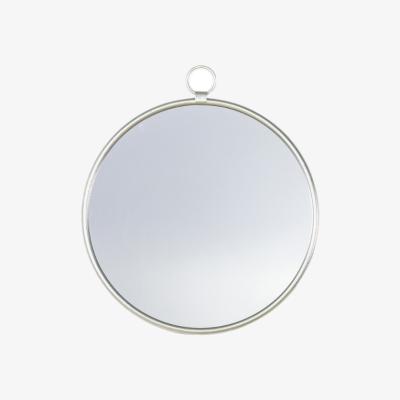 Pagazzi Monson Silver Round Mirror 61x70cm