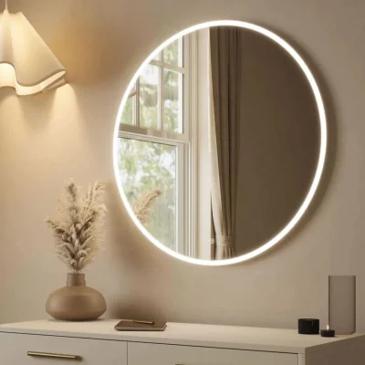 Pagazzi Ava Round Wall Mounted Mirror 80cm