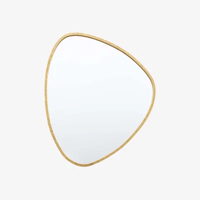 Pagazzi Chattenden Small Blob Gold Mirror