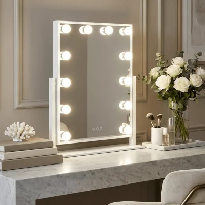 Pagazzi Olsen Hollywood Mirror White 47x37cm