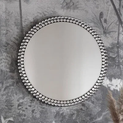 Pagazzi Fallon 80cm Silver Round Mirror