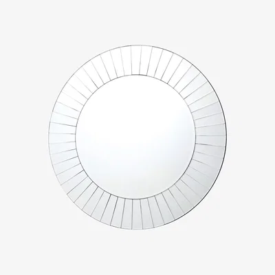Pagazzi Lahaina 80cm Round Silver Mirror