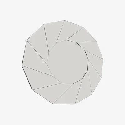 Pagazzi Burford 76x76cm Round Mirror
