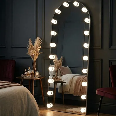 Pagazzi Angelina Full Length Arch Hollywood Mirror 160 x 60cm