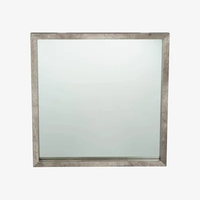 Pagazzi Concrete Effect Square Wall Mirror