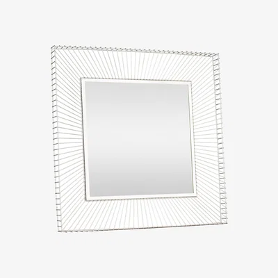 Pagazzi Masinloc Square Silver Mirror